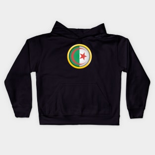 Country Flag of Algeria Kids Hoodie